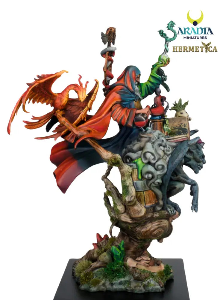 Aradia Minis Hermetica Mejnour Alchemist figurine résine