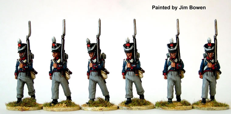 Perry Napoleonic NN3 Orange-Nassau figurines marche