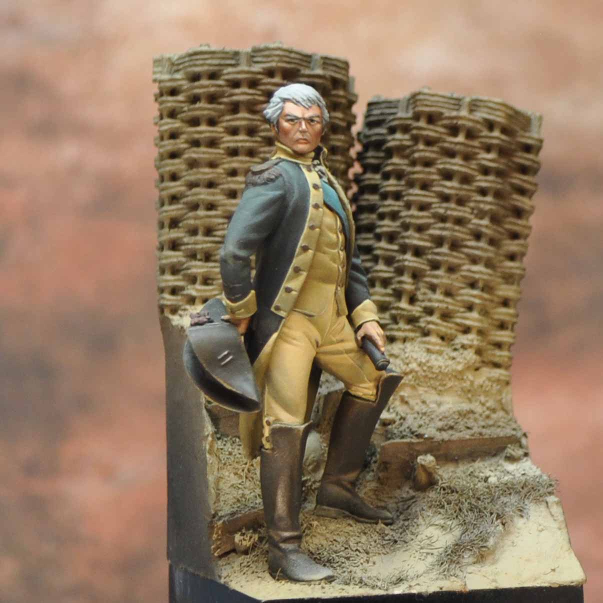 Art Girona International American Civil War Officer figurine