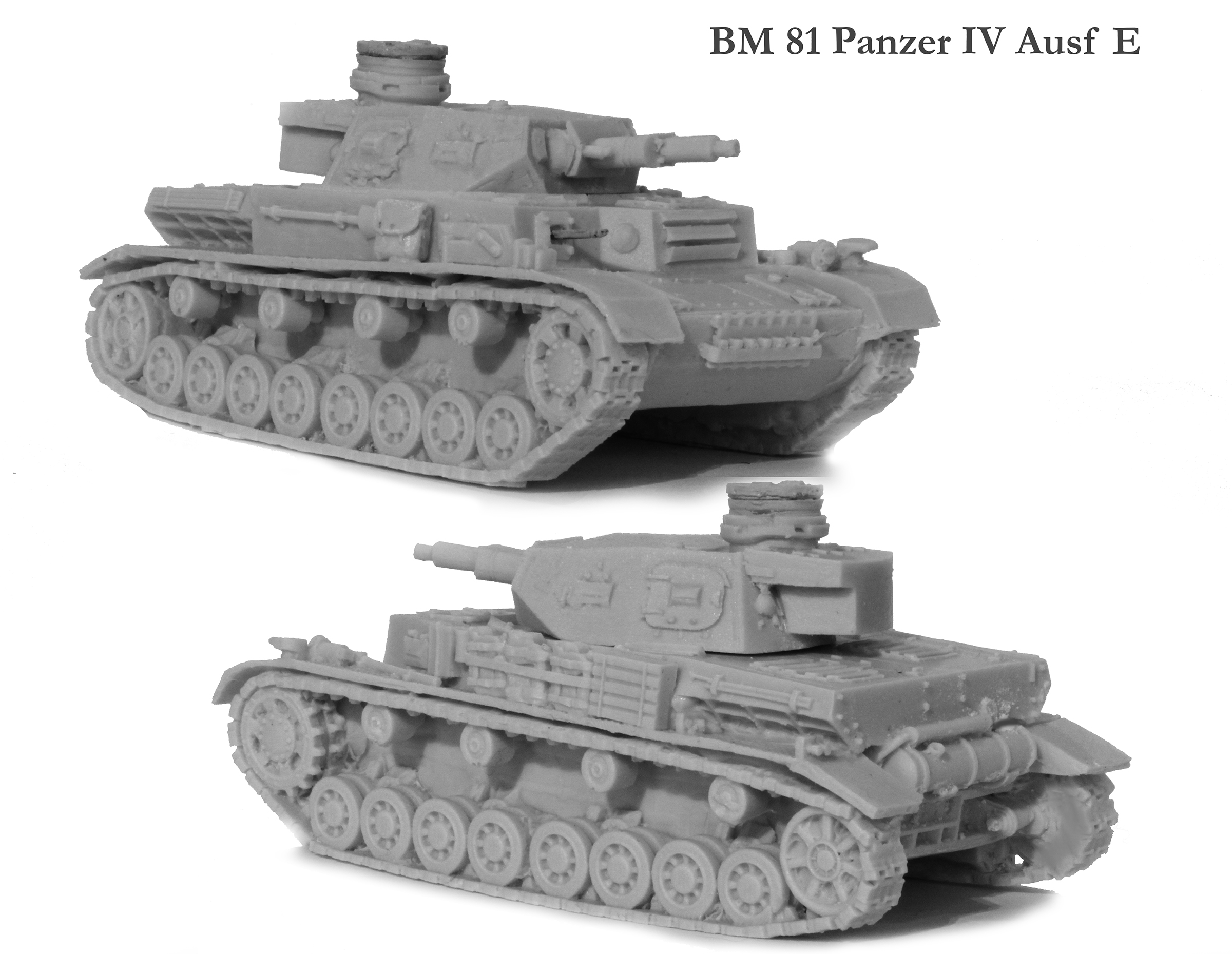 Perry Miniatures World War 2 BM81 Panzer IV Ausf E char 28mm