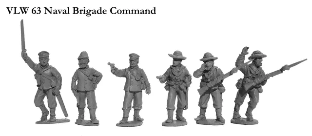 Perry VLW63 figurines brigade navale britannique commandement
