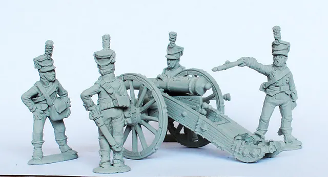 Perry Miniatures DAN39 Artillerie à pied canon 6pdr 28mm