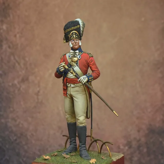 Art Girona 70mm Officier 7th Foot figurine Royal Fusiliers 1789