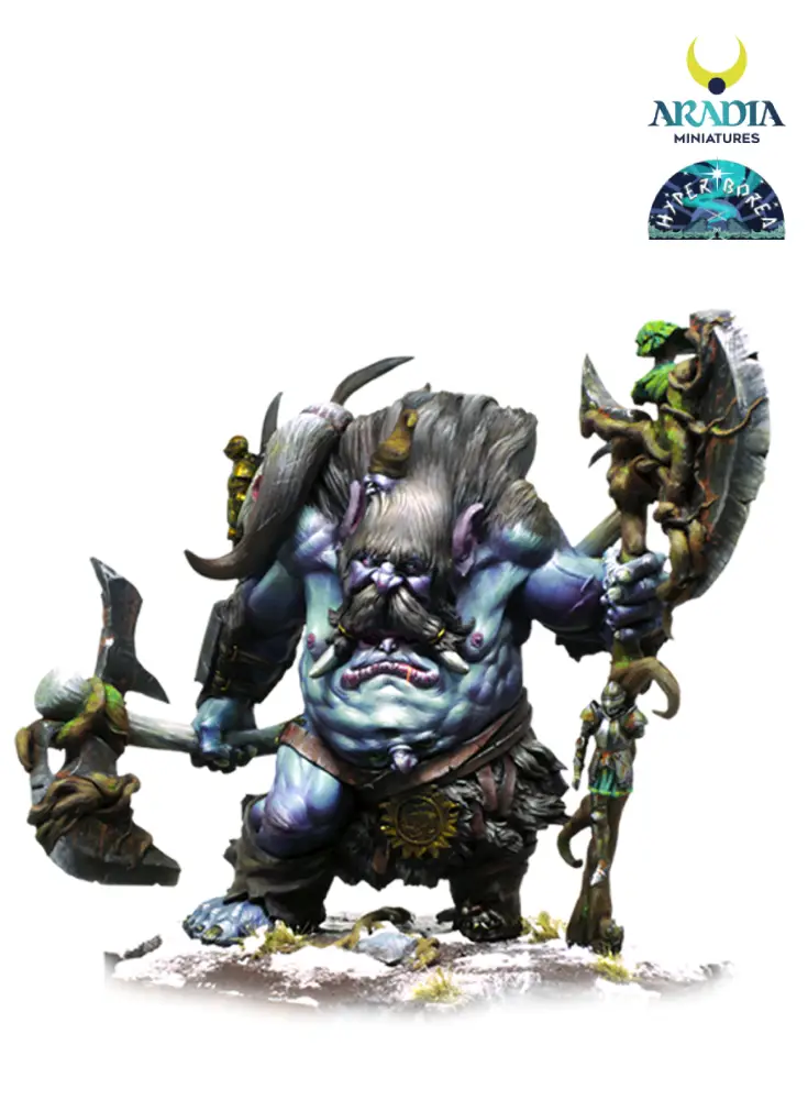Hyperborea Jotun Troll figurine résine 32mm