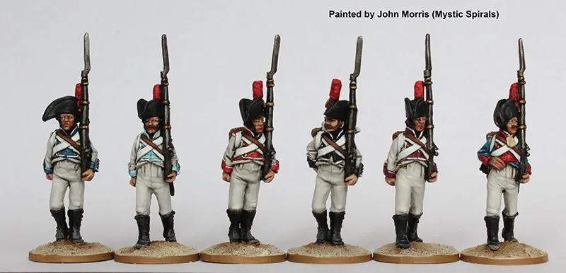 Perry Miniatures Napoleonic SPA2 fusiliers figurines marche 1808
