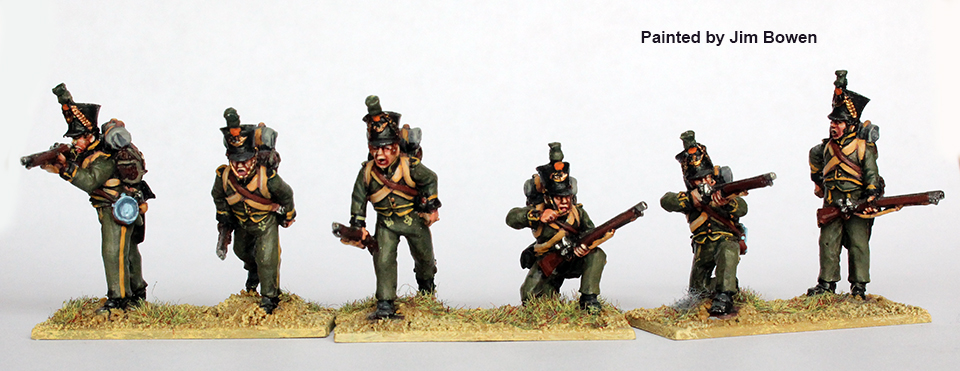 Perry Miniatures NN 13 figurines volontaires Jäger tirailleurs
