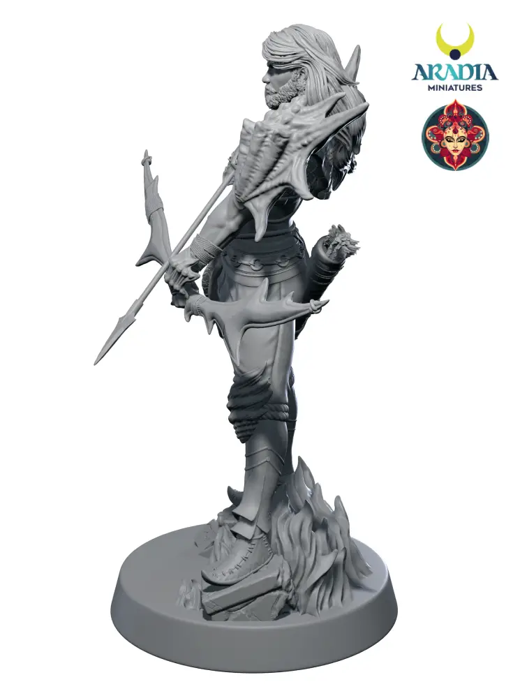 Aradia Kali Yuga Arjuna Figurine résine archer 75 mm