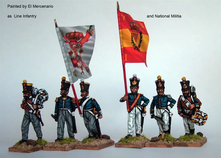 Perry Miniatures Guerre Carliste ISA22 commandement 28mm
