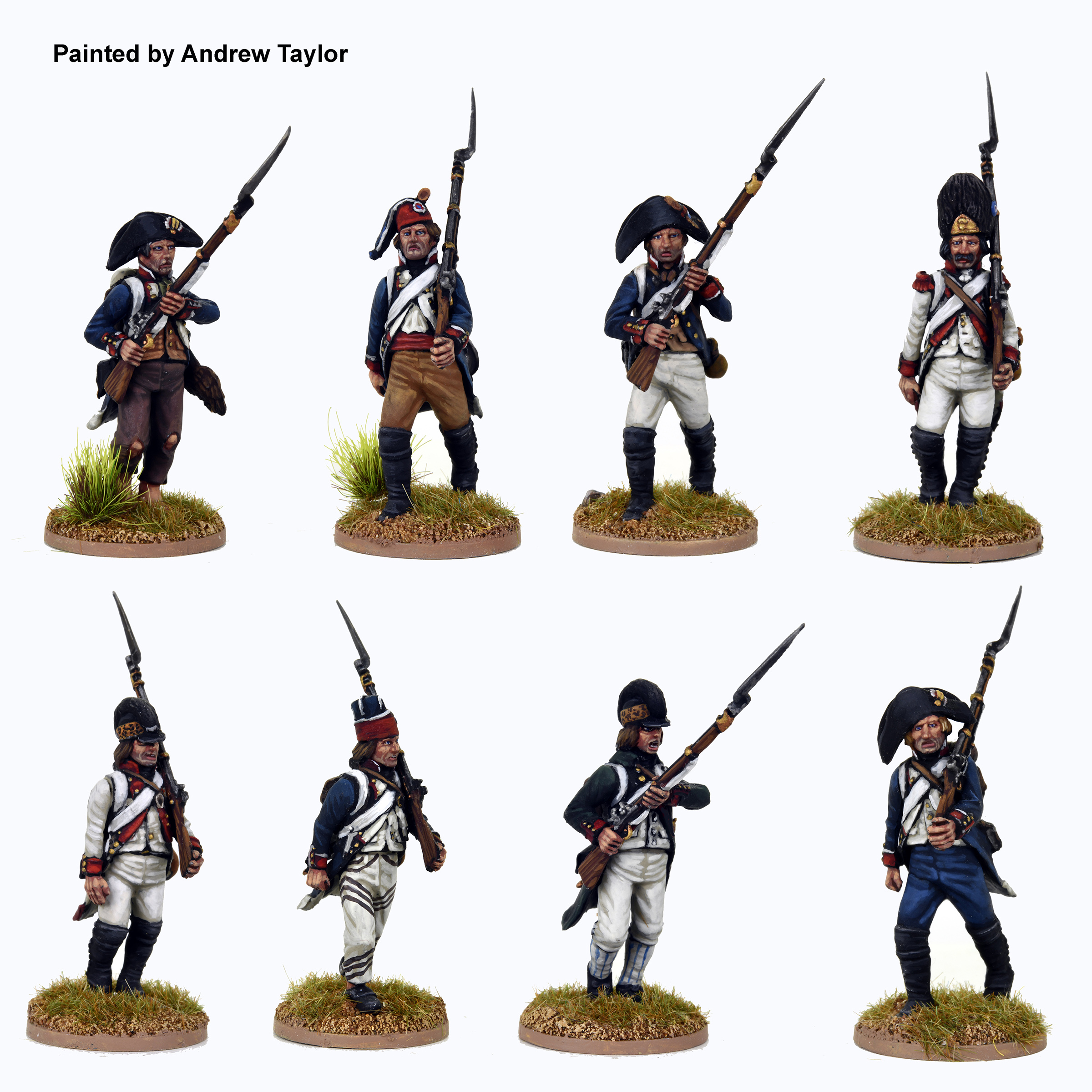 Perry Miniatures REVF 80 Infanterie française boîte 45 figurines