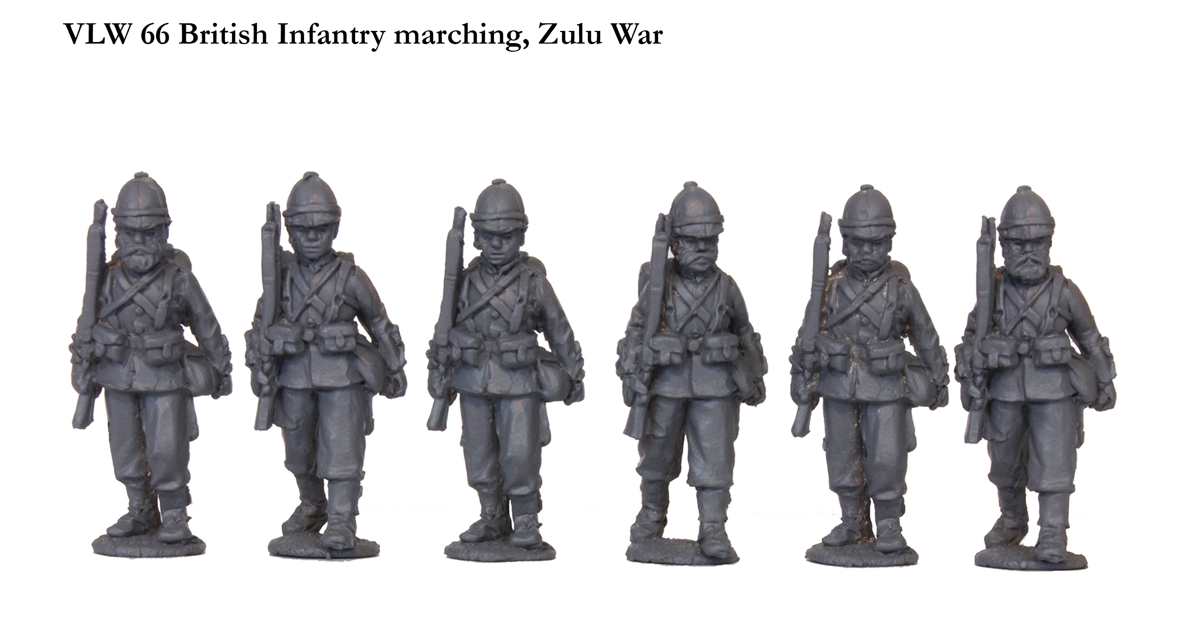 Perry Miniatures VLW 66 figurines infanterie marche Zulu