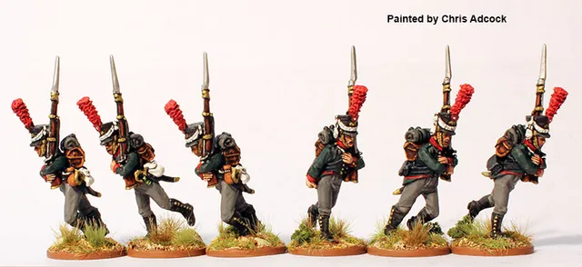Perry Miniatures Napoleonic NCR39 Schwarzburg figurines fusiliers