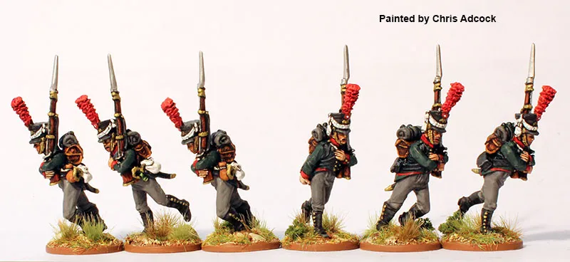Perry Miniatures Napoleonic NCR39 Schwarzburg figurines fusiliers