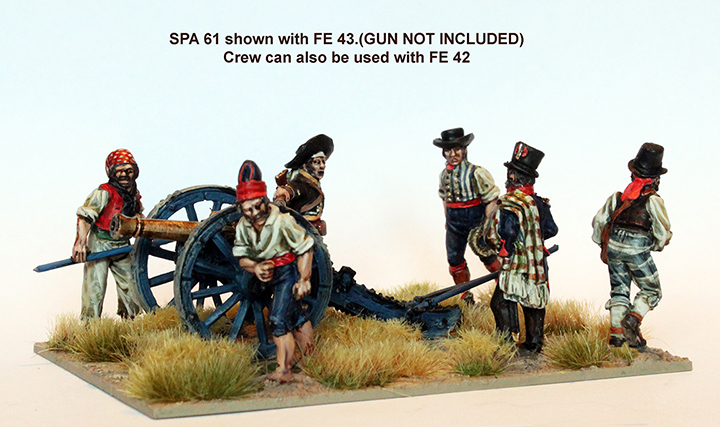 Perry Miniatures Napoleonic SPA 61 figurines guérilla sans canon