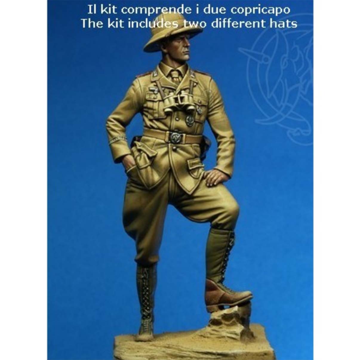 Art Girona Artillery Lieutenant DAK figurine 54 mm 1941