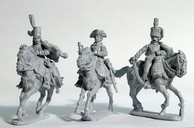 Perry AWI AW166 commandement hussards figurines pelisse