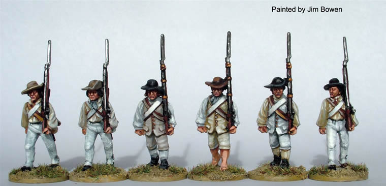 Perry Miniatures AW136 Milice du Sud figurines 28mm baïonnettes