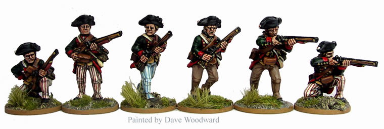 Perry AW75 Hesse-Cassel Jaegers figurines 28mm tirailleurs