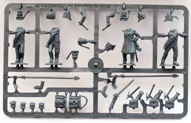 Perry Plastique B28 Infanterie Russe figurines commandement