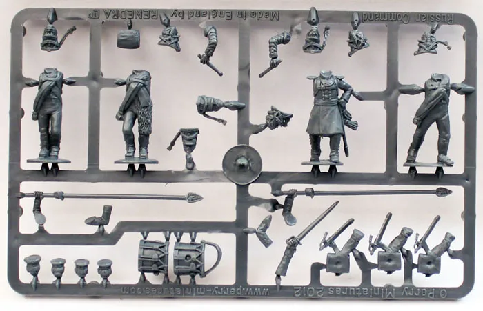 Perry Plastique B28 Infanterie Russe figurines commandement