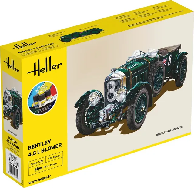Heller Starter Kit Bentley Blower maquette 1/24 complète
