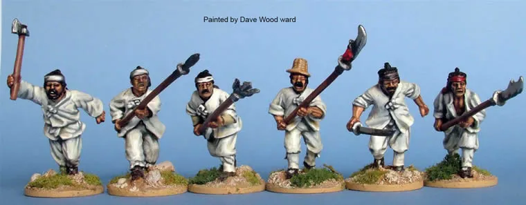 Perry Miniatures Korean KOR4 guérillas charge métal