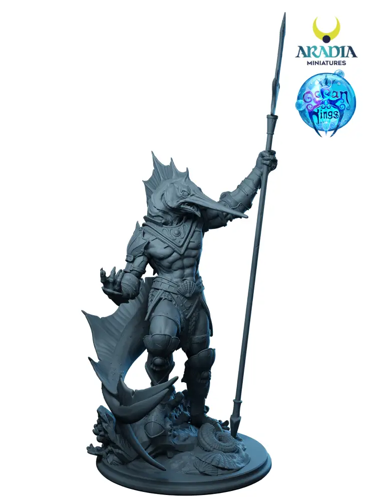Aradia Minis Ocean Kings Aqualon Bladecrest figurine