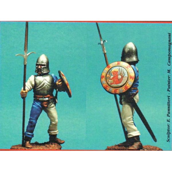 Art Girona Miniatures Ducato Milano Uomo d'arme figurine 54mm
