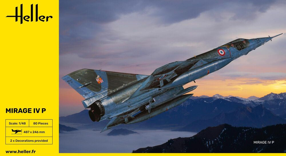 Heller Historical Mirage IV P 1/48 maquette avion militaire