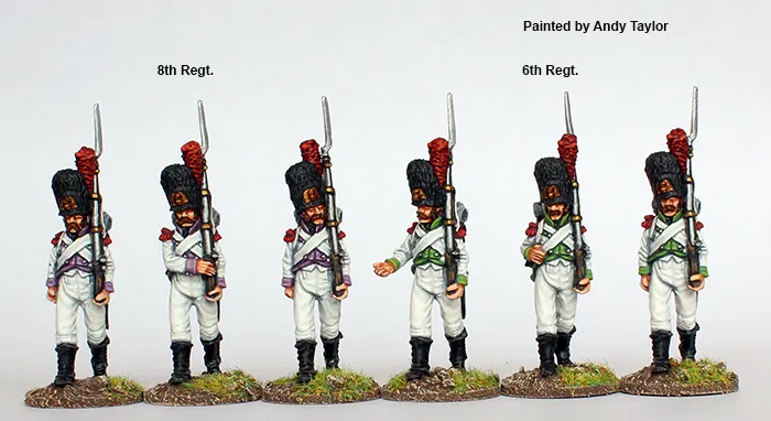Perry Miniatures Napoleonic KH 4 Grenadiers figurines 28mm