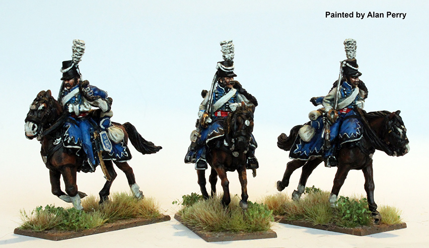 Perry Napoleonic SAX 29 hussards au galop figurines 28mm 1809