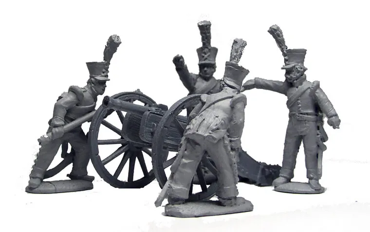 Perry Miniatures DB21 artillerie canon 6 pounder avec servants
