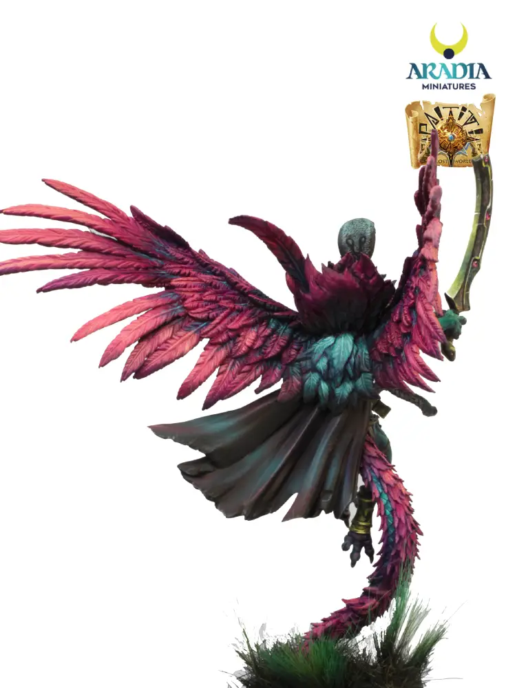 Aradia Paititi Quetzalcoatl figurine résine serpent