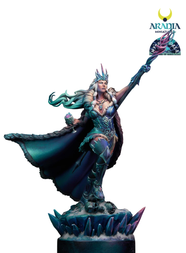 Aradia Minis Hyperborea Skadi figurine résine 75mm