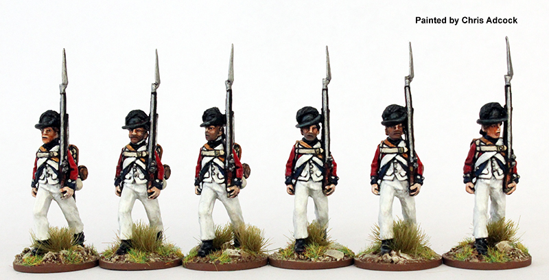 Perry Miniatures American War of Independence AW 208 figurines en marche