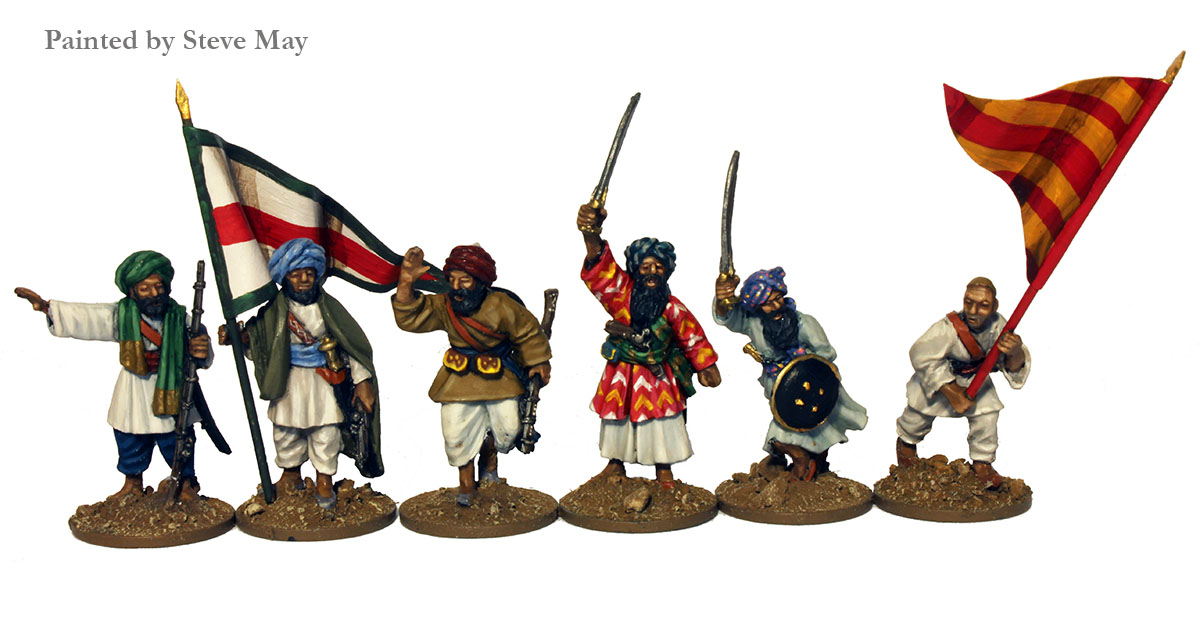Perry Miniatures VLW 2 figurines commandement tribal afghan