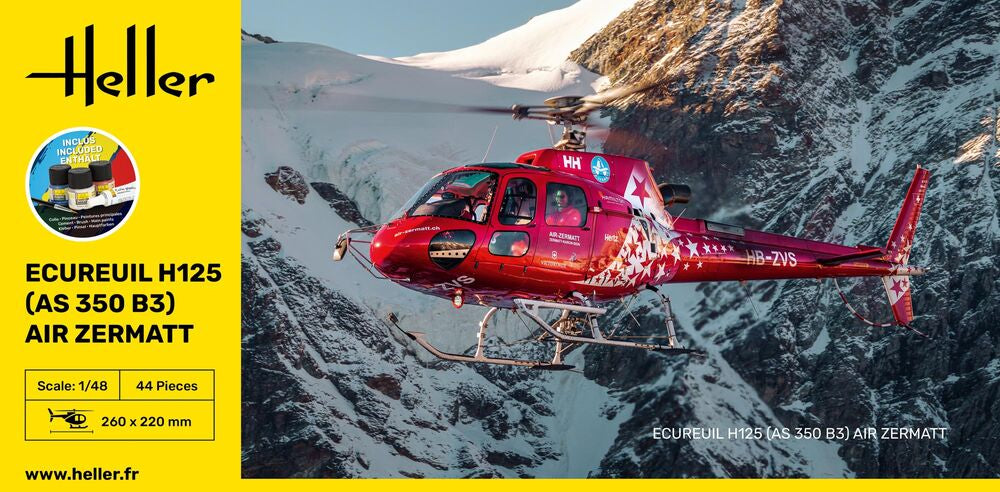 Heller Starter Kit Écureuil H125 1/48 maquette hélico