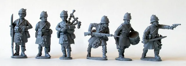 Perry Sudan SB30 Black Watch commandement figurines 28mm métal