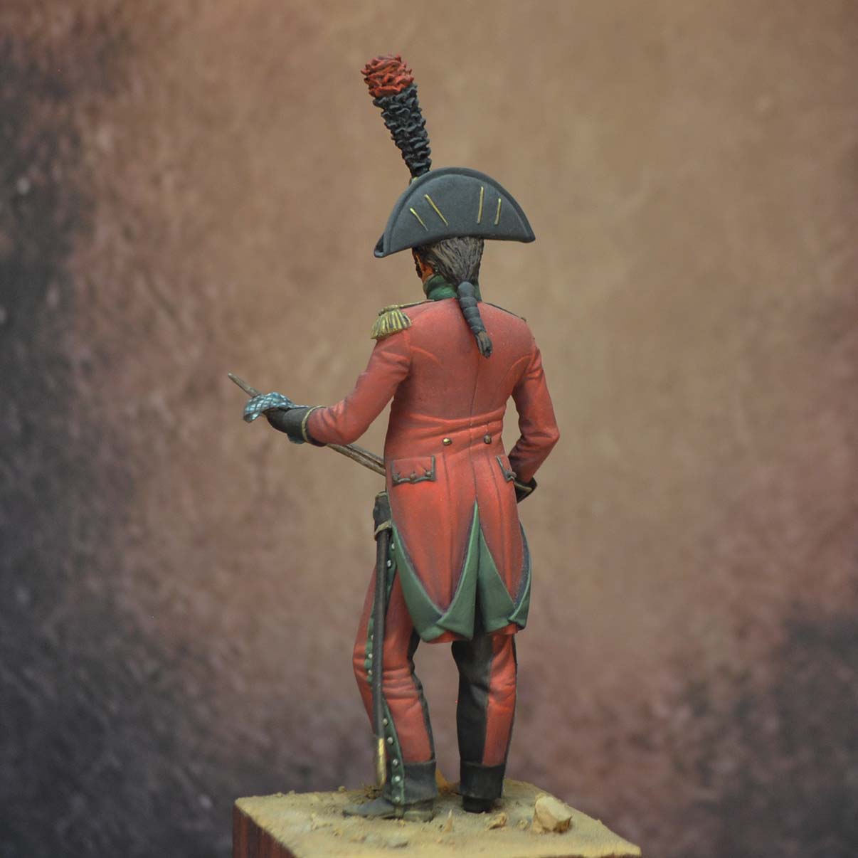 Art Girona 70mm Officier 9e Ligne Egypte 1801 figurine