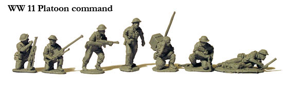 Perry Miniatures World War 2 WW11 command figurines métal 28mm