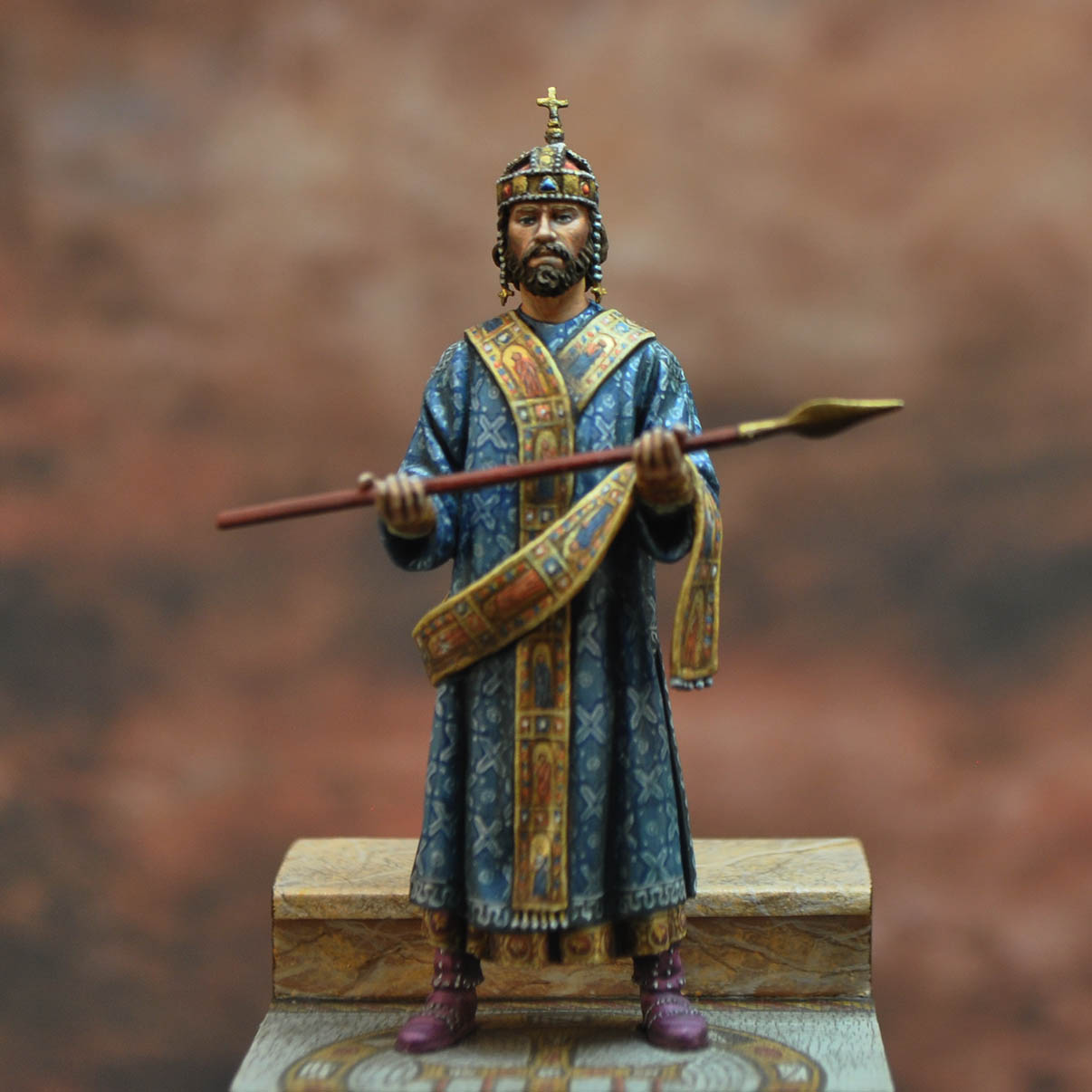 Art Girona Serie Historical Nikephoros I figurine empereur byzantin