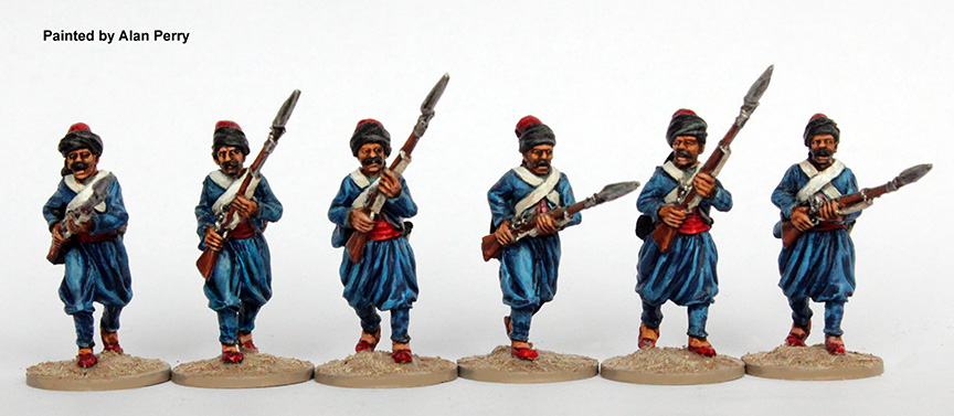 Perry Miniatures Napoleonic OT 6 figurines infanterie Nizam attaque