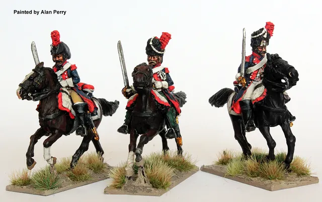 Perry Revolutionary French REVF 44 carabiniers figurines galop