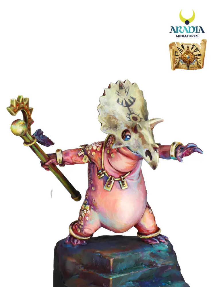 Aradia Paititi Bufosaur figurine dinosaure jungle Lost World