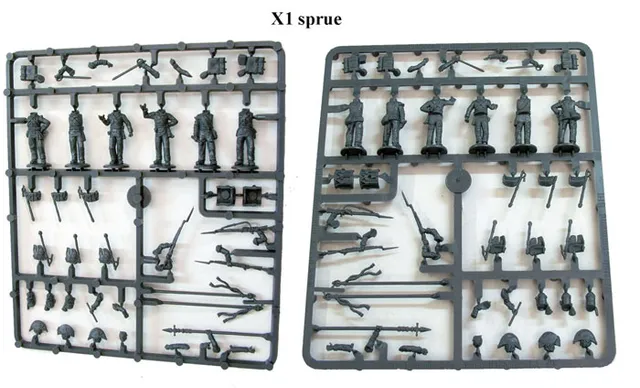 Perry Plastic B20 commandement britannique 1808-1815 grappe 28mm