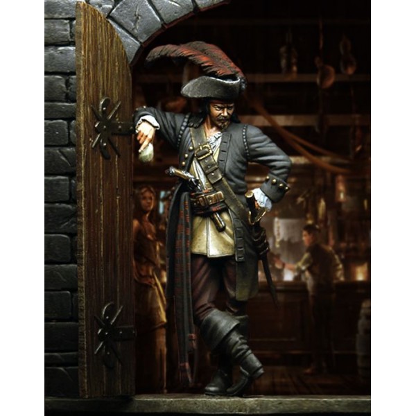 Art Girona Miniatures Pirate Captain figurine pirate à peindre