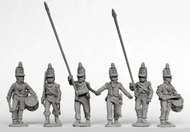 Perry Miniatures Napoleonic SPA 14 figurines commandement espagnol 28mm