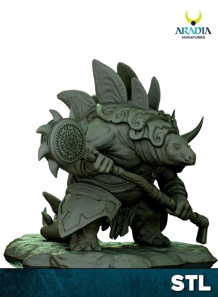 Mickael Lelièvre Stegazaurus fichier STL dinosaure à imprimer