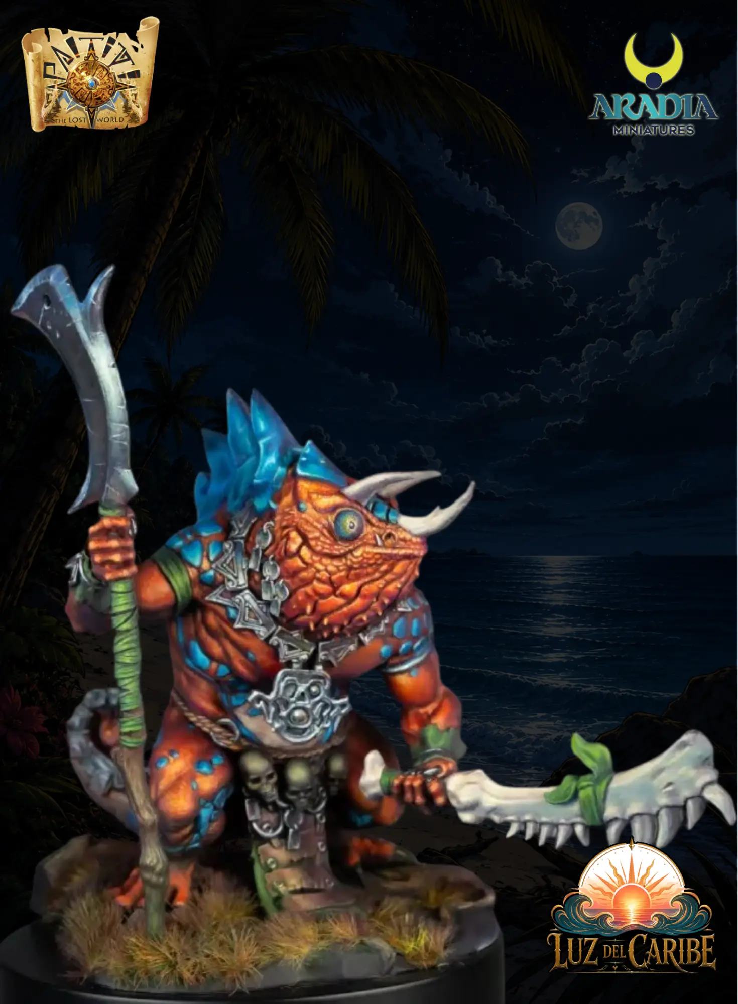 Aradia Classic Fantasy Chamaleogre figurine résine 32mm