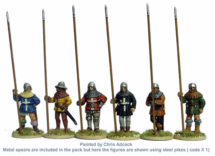 Perry Miniatures AO27 piquiers debout Azincourt 28mm