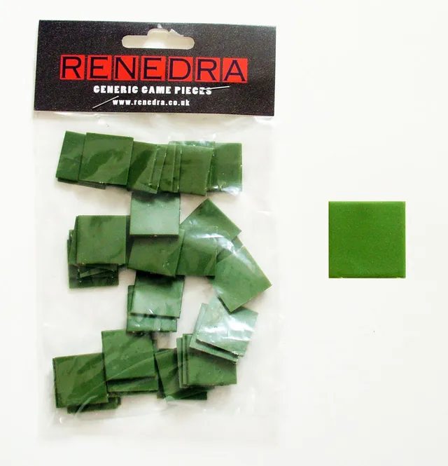 Perry B6 Socles verts 20x20mm individuels x40